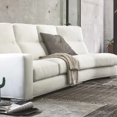 Lineare Divano pelle luxury italia  Md work: con uno SCONTO ESCLUSIVO del 40%