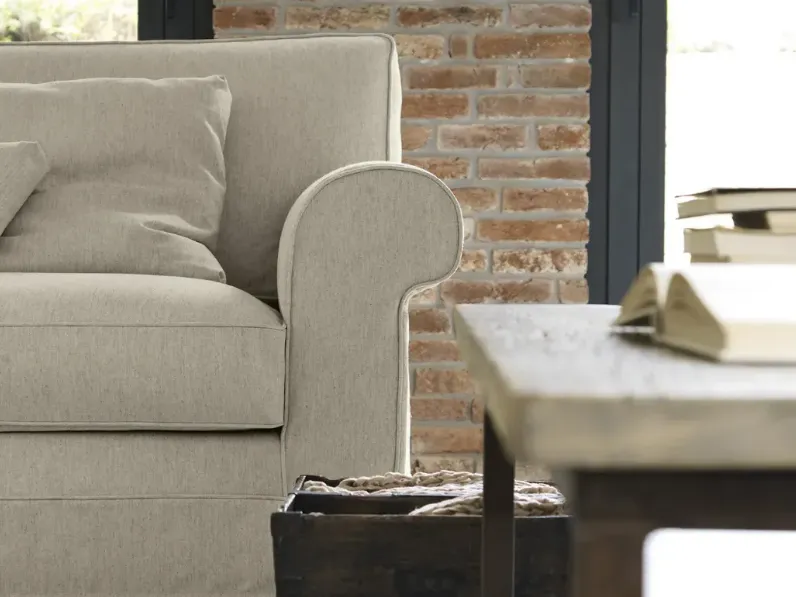 Divano in Tessuto stile classico modello Prince scontato - 35%