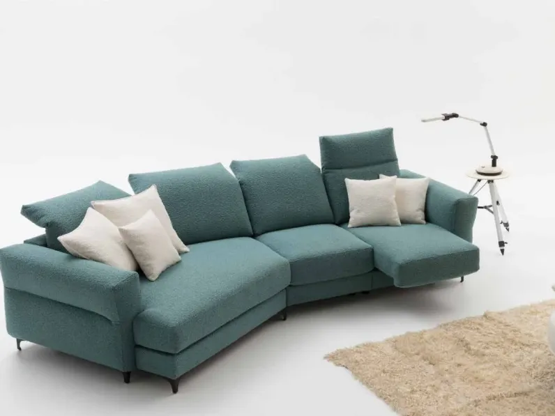 Divano Artigianale Luna blu PREZZI OUTLET sconto 30%