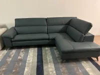 Divano in Pelle stile moderno modello Martine scontato - 50%