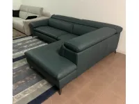 Divano in Pelle stile moderno modello Martine scontato - 50%
