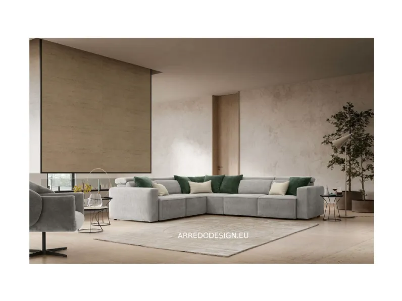 Divano Hill tessuto in poliuretano  Le comfort a prezzo scontato