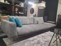Divano Dakota tessuto in misto piuma  Bontempi divani in Offerta Outlet
