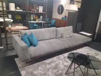 Divano Dakota tessuto in misto piuma  Bontempi divani in Offerta Outlet