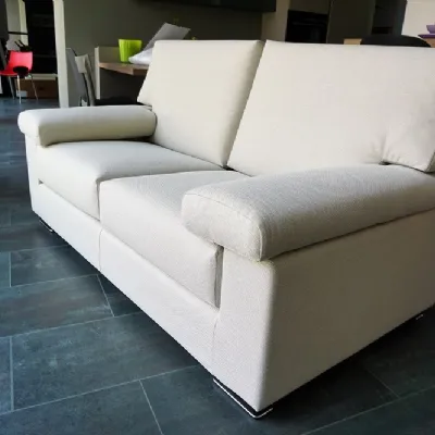 Divano lineare Dallas Morbidline salotti in Offerta Outlet a soli 800