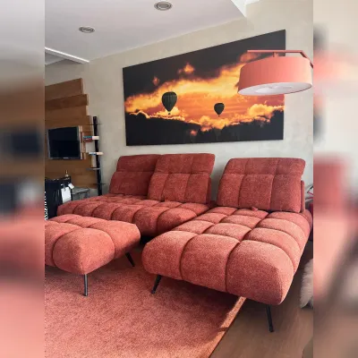 Divano Dance in Tessuto non sfoderabile  di Nicoletti home scontato 21%