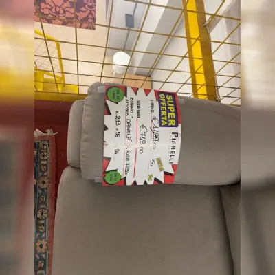 Divano Daniela afo sof in Tessuto non sfoderabile  di Artigianale scontato 50%
