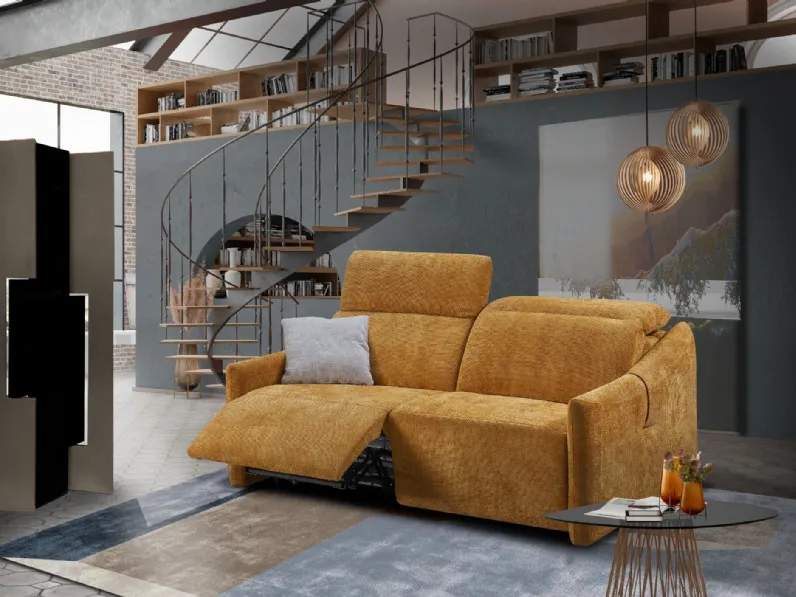 Divano Danny in Tessuto Il benessere a prezzo ribassato