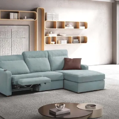 Divano Con penisola modello Delon 241 x 155 di Exc� a prezzi outlet