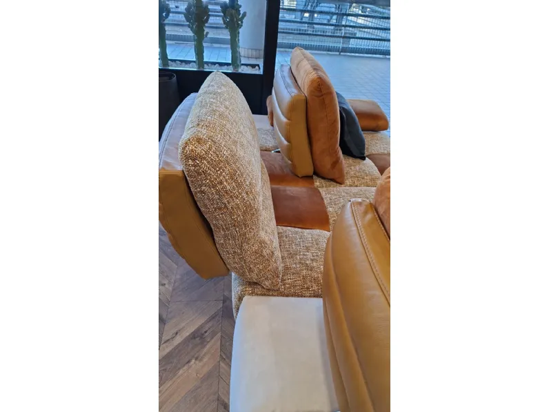 Divano Kipling in Tessuto non sfoderabile  di Delta salotti scontato 40%