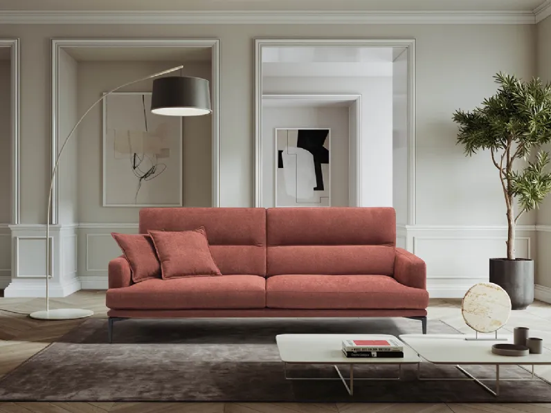 Divano Divano con schienale mobile modello feng di Collezione esclusiva in stile design a prezzo scontato