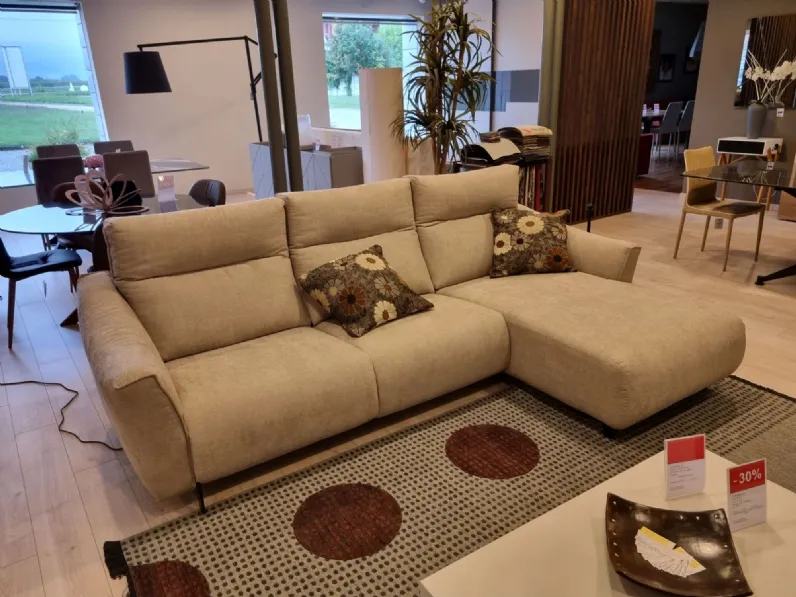 Divano Divano rosini modello madrid in Tessuto sfoderabile  di Rosini scontato 40%