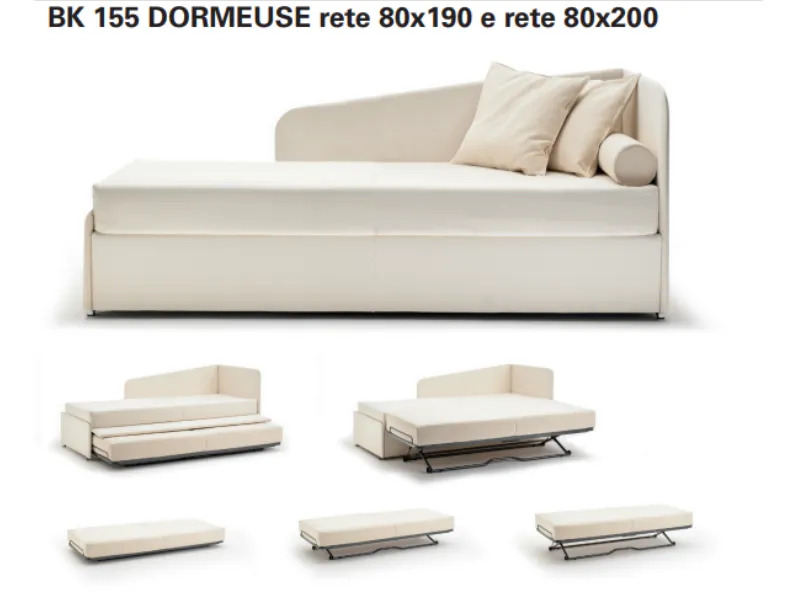 Divano Letto Dormeuse Bk salotti a 1650