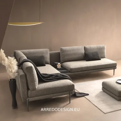 Divano Wise in Tessuto sfoderabile  di Samoa scontato 35%