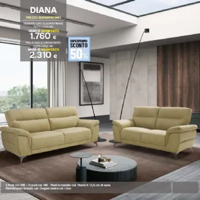 Divano Diana Sofangel a PREZZO OUTLET scontato del 50%