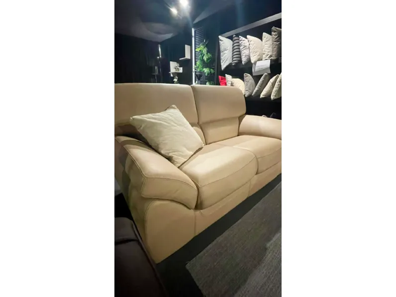 Divano Divano artigianale in pelle 3f in OFFERTA - 40%