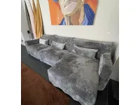 Divano in Tessuto stile design modello Divano ciniglia scontato - 65%