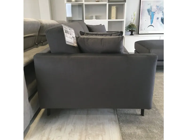 Divano da 3 posti modello Divano componibile doimo salotti mod. bart a prezzo outlet di Doimo salotti scontato