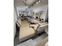 Divano Divano componibile modello clan microfibra in poliuretano  Artigianale in Offerta Outlet