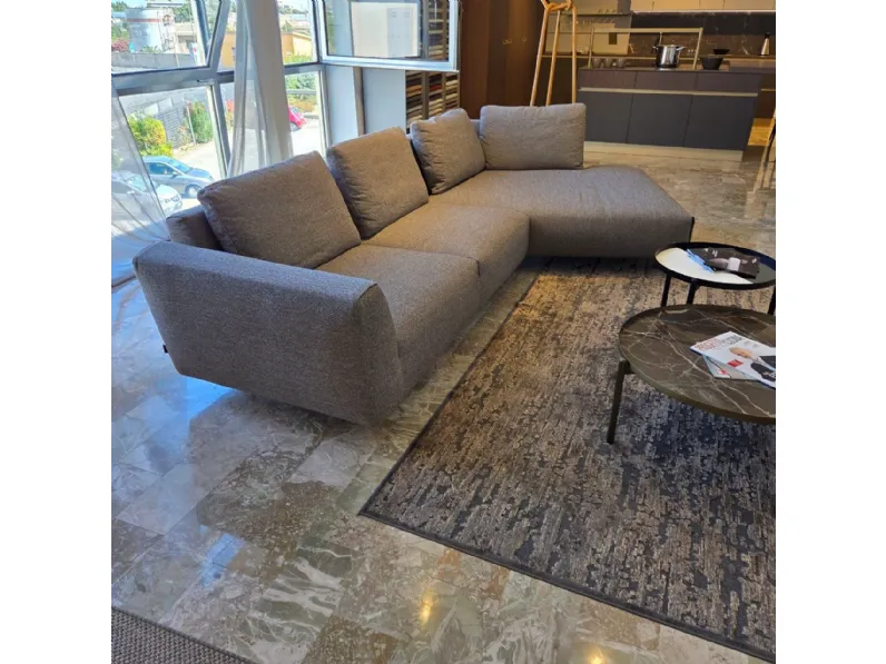 Divano moderno tessuto Divano con chaise longue atlantis di Ditre italia con sconto del - 46%