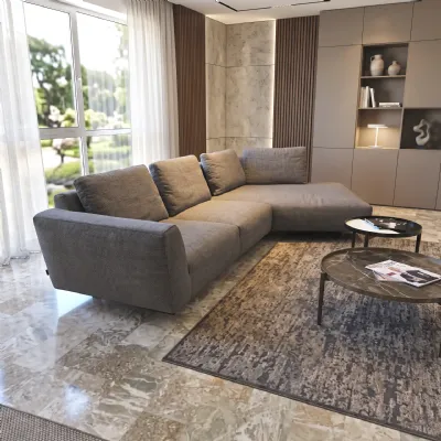 Divano Divano con chaise longue atlantis Ditre italia a PREZZO OUTLET scontato del 46%