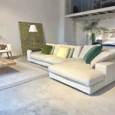 Divano Lineare Divano con penisola holden di Verzelloni a prezzo ribassato