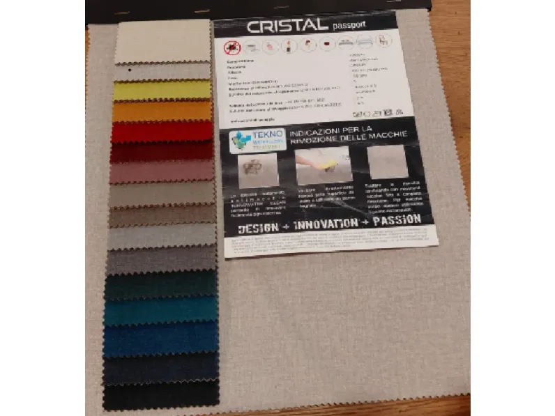 Divano in Tessuto stile moderno modello Divano letto hassenzio scontato - 40%