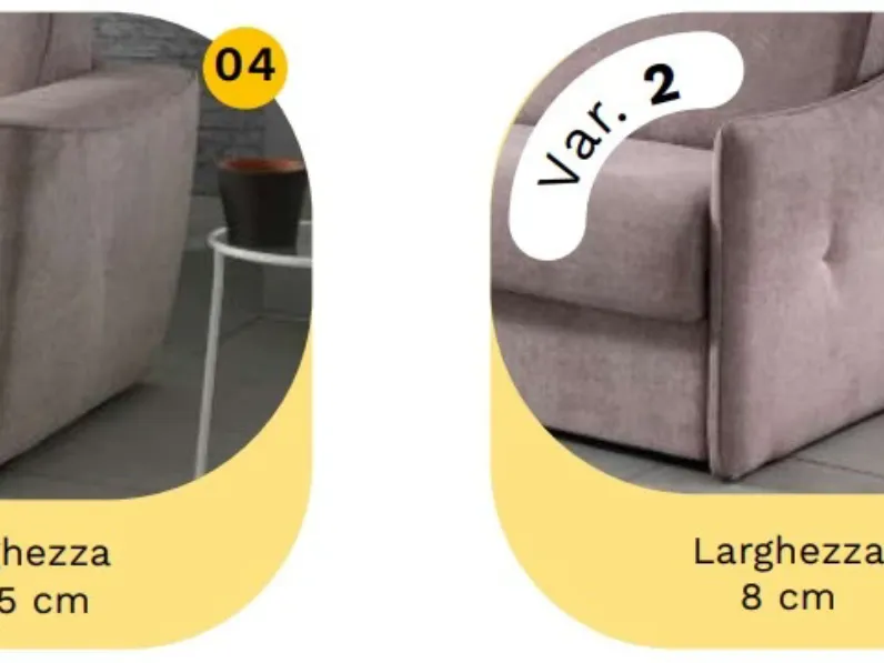 Divano Letto modello Divano letto hoppio di Hopplà a prezzi convenienti