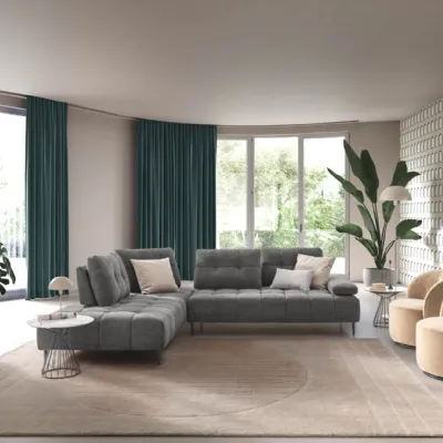 Divano Divano modello joplin tessuto in poliuretano  Le comfort in Offerta Outlet