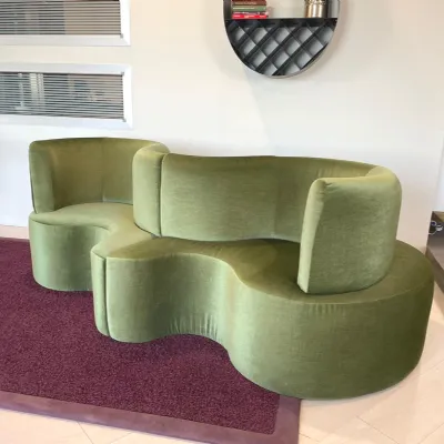 Divano Divano modulare cloverleaf in Tessuto Venier a prezzo scontato