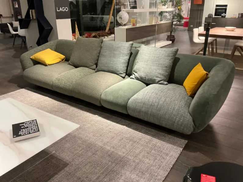 Divano in Tessuto stile design modello Divano now scontato - 43%