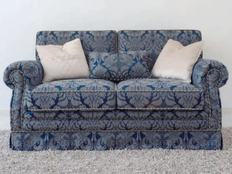 Divano  tintoretto luxury  tessuto in misto piuma  Md work a prezzo Outlet
