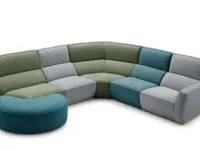 Divano design tessuto Eax p175 di Md work con sconto del - 40%