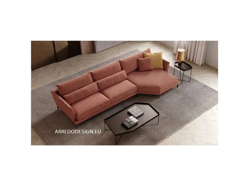 Divano con penisola Elton Doimo salotti in OFFERTA - 35%