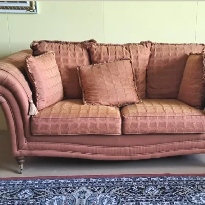 Divano Epoque by egon furstenberg tessuto in misto piuma  Epoque in Offerta Outlet