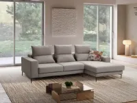 Divano Flora 278 x 165 tessuto in poliuretano  Exc� a prezzo Outlet