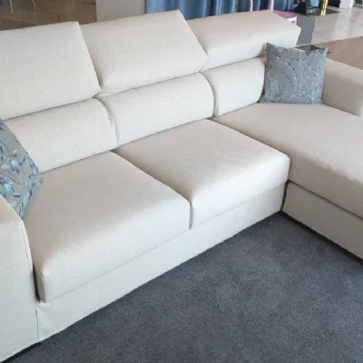 Divano da 3 posti modello Florida di Fabbri salotti scontato