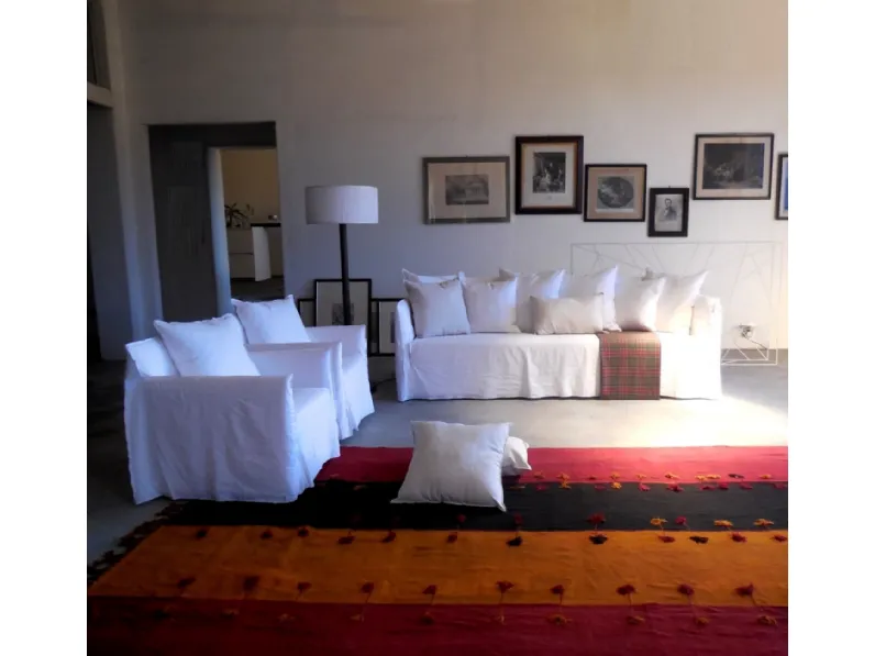 Divano design tessuto Ghost divano e poltrone gervasoni   di Gervasoni con sconto del - 28%