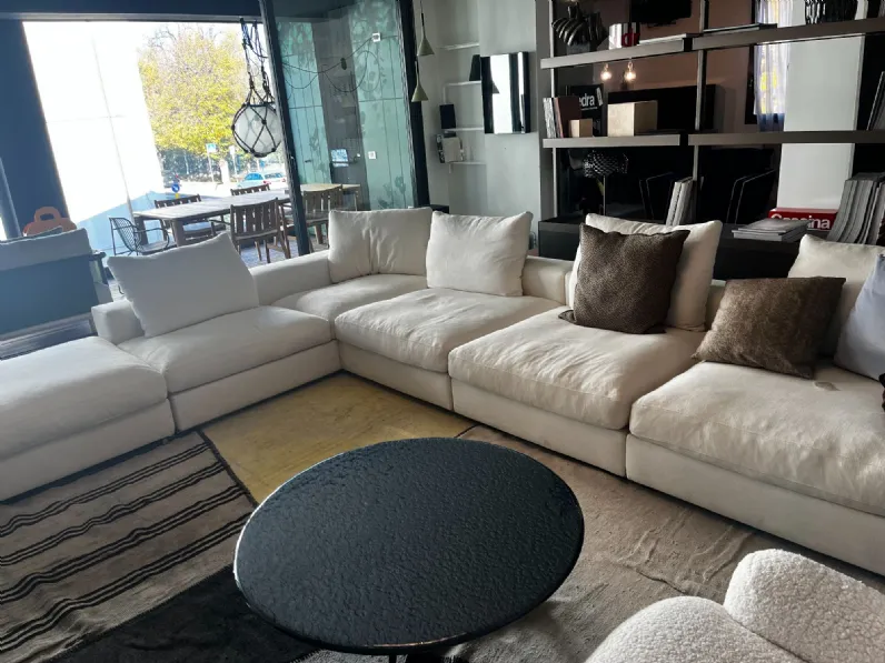 Divano Ground piece Flexform a PREZZO OUTLET scontato del 60%