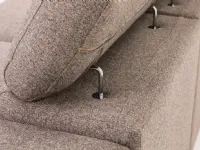 Divano Henry tessuto in poliuretano  Gamma a prezzo Outlet