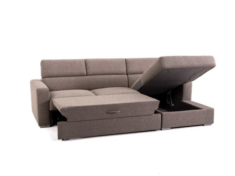 Divano Henry tessuto in poliuretano  Gamma a prezzo Outlet