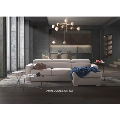 Divano Henry tessuto in poliuretano  Gamma a prezzo Outlet