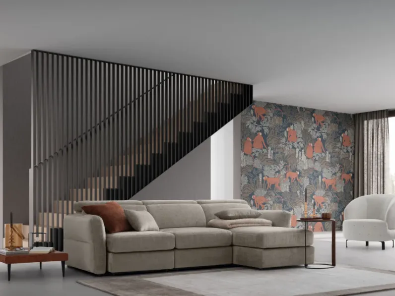 Divano Con penisola Hill double di Le comfort a prezzo ribassato