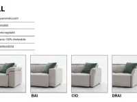 Divano in Tessuto stile moderno modello Hill scontato - 35%