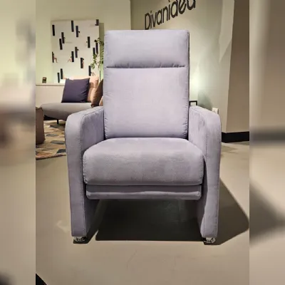 Poltrona relax in Microfibra Helena Divanidea scontata