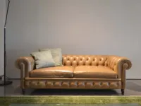 Divano Chester one in Pelle non sfoderabile  di Poltrona frau scontato 50%