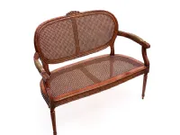 Divano classico pelle Divanetto  di Artigianale con sconto del - 65%