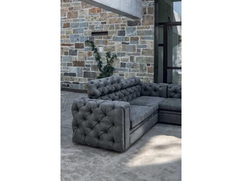 Divano IN PELLE NABUK LUSSO