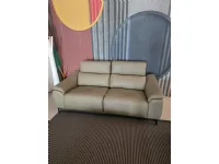 Divano in Pelle stile moderno modello Divano columbus triplo motore  scontato - 46%