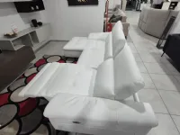 Divano in Pelle stile moderno modello Martine scontato - 44%